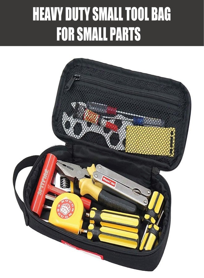 RE ROUGH ENOUGH Rough Enough Small Tool Bag Pouch Box EDC Organizer Storage Case for Accessories with Zipper Portable Handle - Image 2